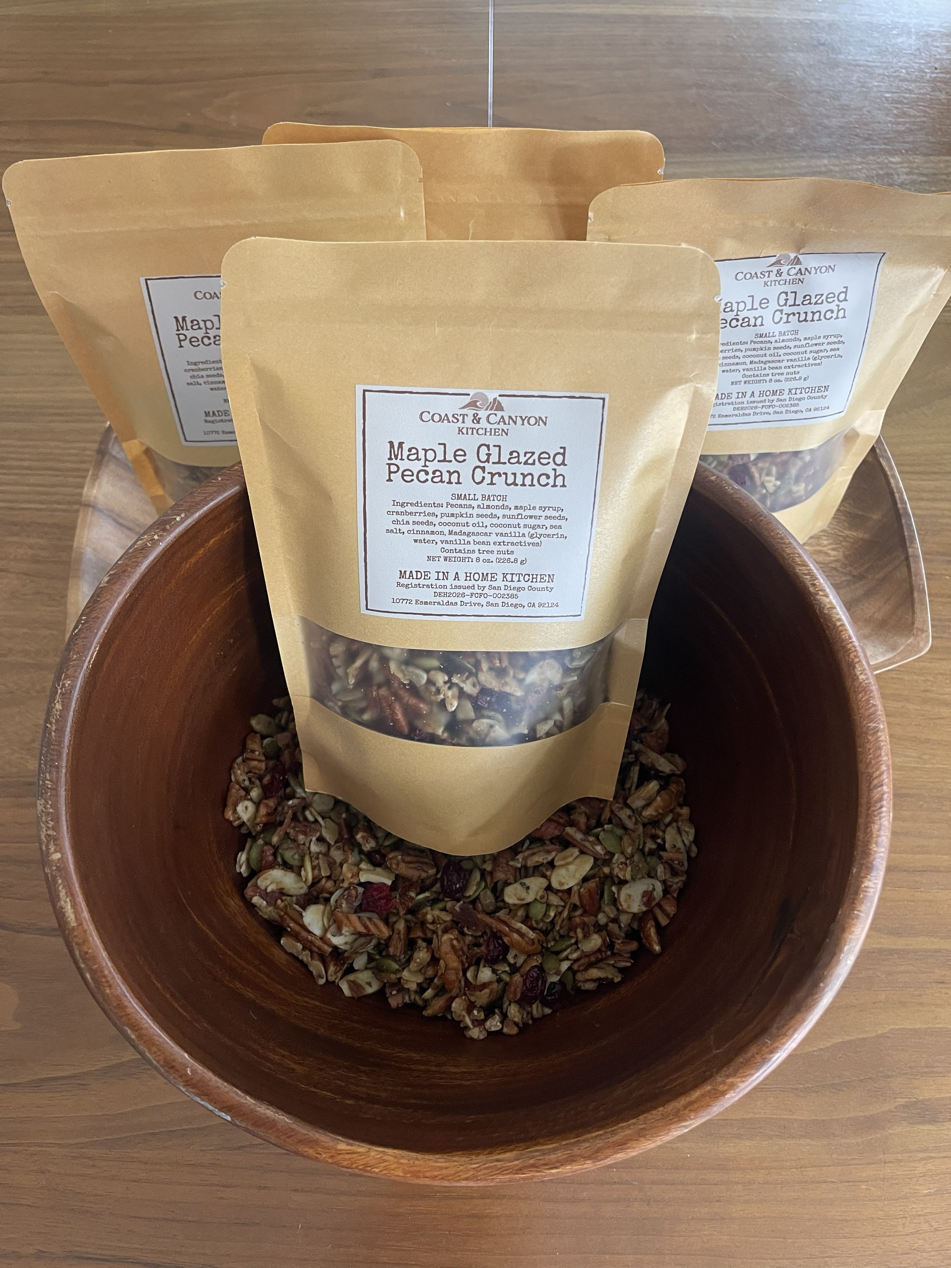 Maple Glazed Pecan Crunch